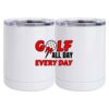 10 oz. White Stainless Steel Short Tumbler Thumbnail