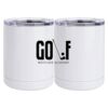 10 oz. White Stainless Steel Short Tumbler Thumbnail