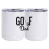 10 oz. White Stainless Steel Short Tumbler Thumbnail