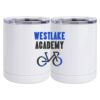 10 oz. White Stainless Steel Short Tumbler Thumbnail
