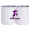 10 oz. White Stainless Steel Short Tumbler Thumbnail