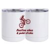 10 oz. White Stainless Steel Short Tumbler Thumbnail