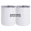 10 oz. White Stainless Steel Short Tumbler Thumbnail