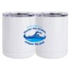 10 oz. White Stainless Steel Short Tumbler Thumbnail