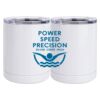 10 oz. White Stainless Steel Short Tumbler Thumbnail
