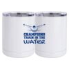 10 oz. White Stainless Steel Short Tumbler Thumbnail