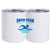 10 oz. White Stainless Steel Short Tumbler Thumbnail