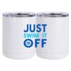 10 oz. White Stainless Steel Short Tumbler Thumbnail