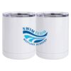 10 oz. White Stainless Steel Short Tumbler Thumbnail