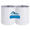 10 oz. White Stainless Steel Short Tumbler Thumbnail