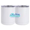 10 oz. White Stainless Steel Short Tumbler Thumbnail