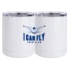 10 oz. White Stainless Steel Short Tumbler Thumbnail