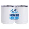 10 oz. White Stainless Steel Short Tumbler Thumbnail