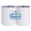 10 oz. White Stainless Steel Short Tumbler Thumbnail