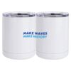 10 oz. White Stainless Steel Short Tumbler Thumbnail
