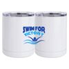 10 oz. White Stainless Steel Short Tumbler Thumbnail