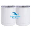 10 oz. White Stainless Steel Short Tumbler Thumbnail