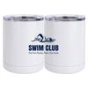 10 oz. White Stainless Steel Short Tumbler Thumbnail