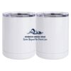 10 oz. White Stainless Steel Short Tumbler Thumbnail
