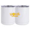 10 oz. White Stainless Steel Short Tumbler Thumbnail