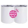 10 oz. White Stainless Steel Short Tumbler Thumbnail