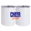 10 oz. White Stainless Steel Short Tumbler Thumbnail