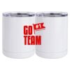 10 oz. White Stainless Steel Short Tumbler Thumbnail