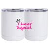10 oz. White Stainless Steel Short Tumbler Thumbnail