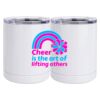 10 oz. White Stainless Steel Short Tumbler Thumbnail