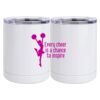 10 oz. White Stainless Steel Short Tumbler Thumbnail