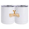 10 oz. White Stainless Steel Short Tumbler Thumbnail