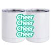 10 oz. White Stainless Steel Short Tumbler Thumbnail