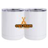 10 oz. White Stainless Steel Short Tumbler Thumbnail