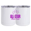 10 oz. White Stainless Steel Short Tumbler Thumbnail