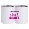 10 oz. White Stainless Steel Short Tumbler Thumbnail