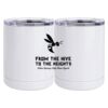 10 oz. White Stainless Steel Short Tumbler Thumbnail