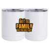 10 oz. White Stainless Steel Short Tumbler Thumbnail