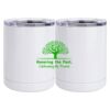 10 oz. White Stainless Steel Short Tumbler Thumbnail