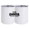 10 oz. White Stainless Steel Short Tumbler Thumbnail