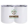 10 oz. White Stainless Steel Short Tumbler Thumbnail