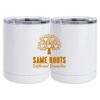 10 oz. White Stainless Steel Short Tumbler Thumbnail