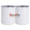 10 oz. White Stainless Steel Short Tumbler Thumbnail