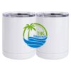 10 oz. White Stainless Steel Short Tumbler Thumbnail