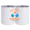10 oz. White Stainless Steel Short Tumbler Thumbnail