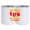 10 oz. White Stainless Steel Short Tumbler Thumbnail