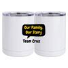 10 oz. White Stainless Steel Short Tumbler Thumbnail