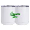 10 oz. White Stainless Steel Short Tumbler Thumbnail