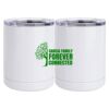 10 oz. White Stainless Steel Short Tumbler Thumbnail