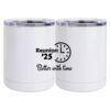 10 oz. White Stainless Steel Short Tumbler Thumbnail