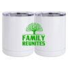 10 oz. White Stainless Steel Short Tumbler Thumbnail